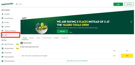 paddy power golf betting|Golf Betting for Beginners .